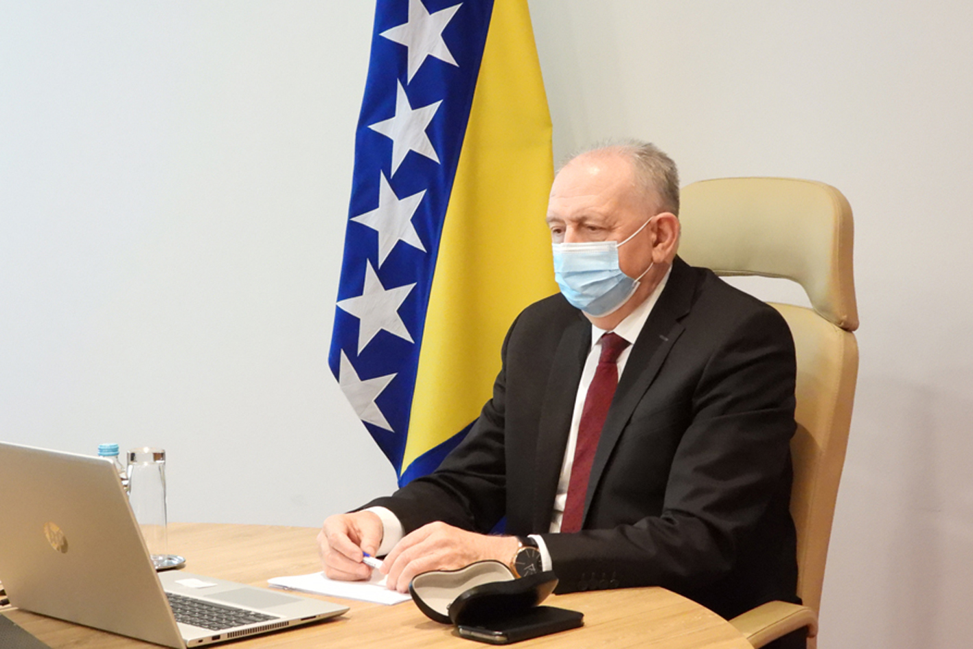 Predsjedatelj Izaslanstva PSBiH u PSSEECP-a Bariša Čolak sudjelovao na online sastanku Glavnog odbora za pravdu, unutarnje poslove i sigurnosnu suradnju PSSEECP-a